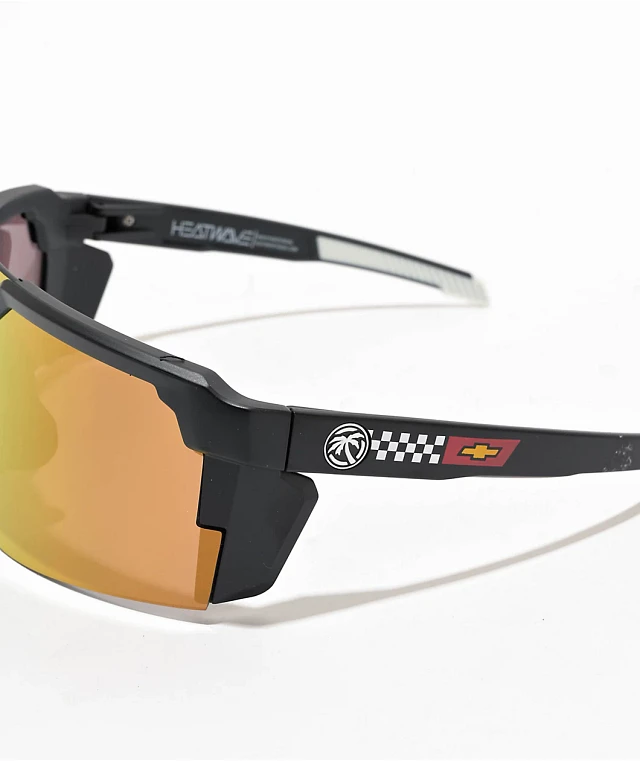 Heat Wave x Corvette Future Tech Gold Sunglasses | Dulles Town Center