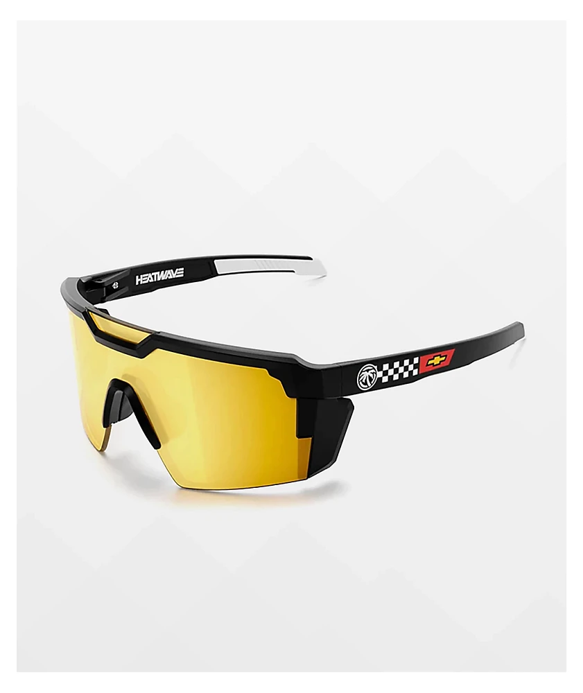 Heat Wave x Corvette Future Tech Gold Sunglasses | Dulles Town Center