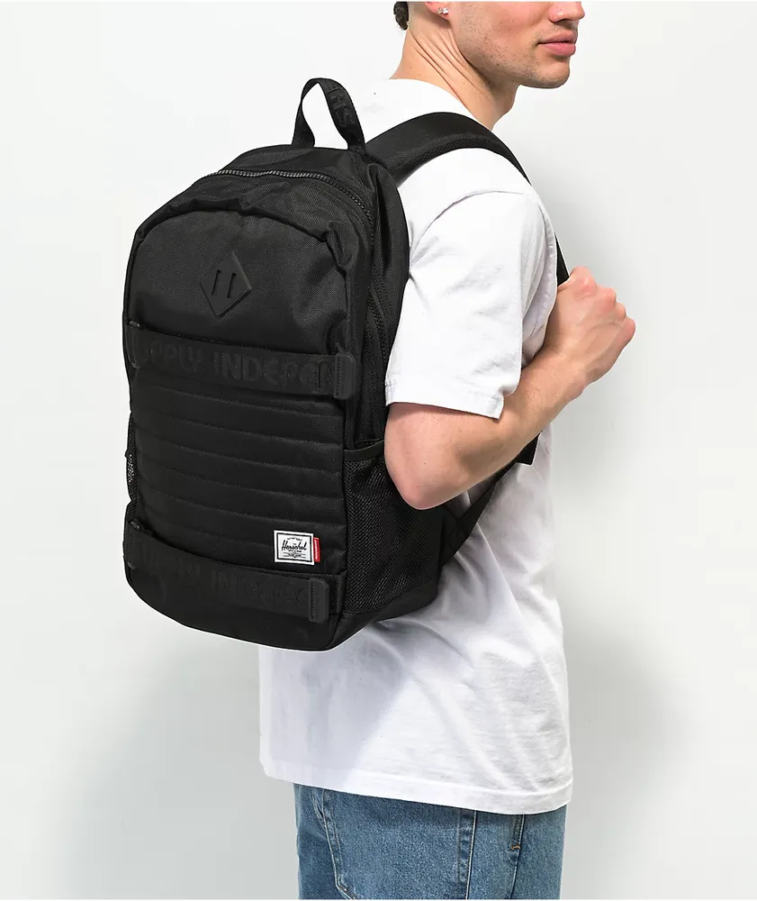 Herschel Independent Fleet Black Backpack Coquitlam Centre