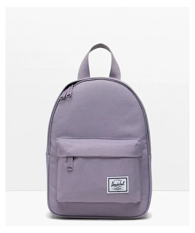 Herschel lavender backpack top