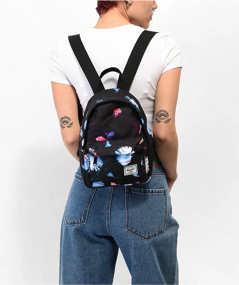 Herschel blue floral backpack hotsell