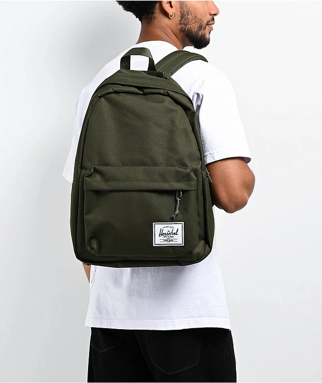 Embroidered herschel backpack top