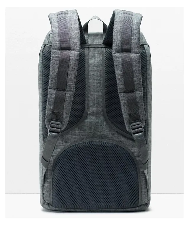 Herschel little america mid grey crosshatch shop