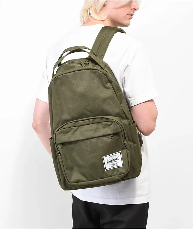 Herschel green backpack deals