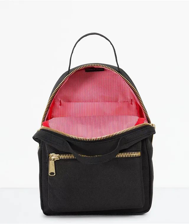 Black studded mini backpack online