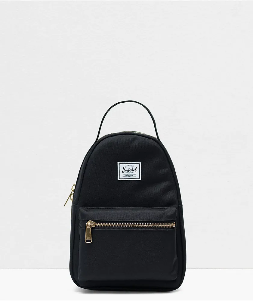 Herschel mini 2025 backpack black