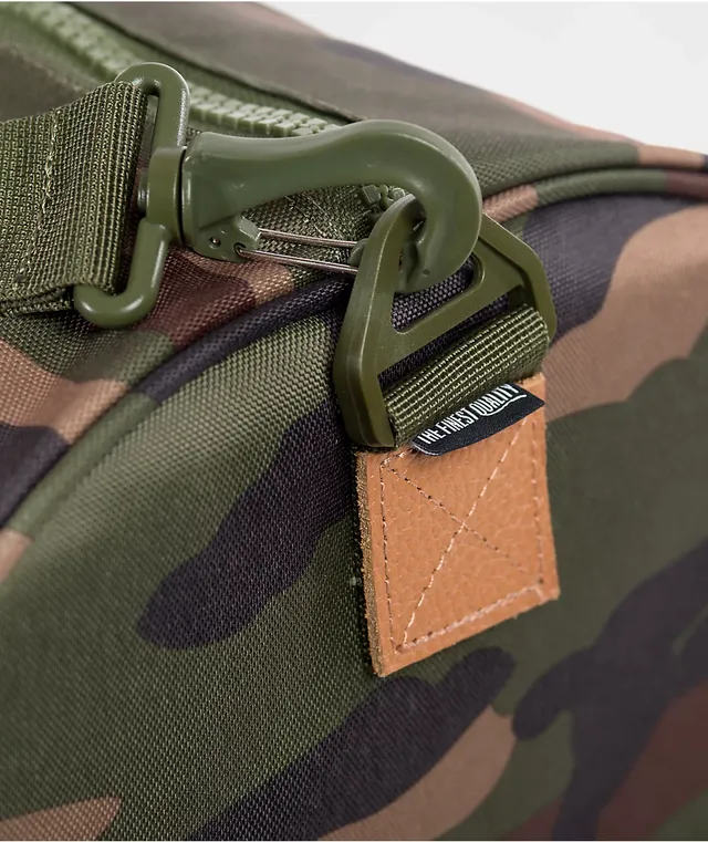Herschel Supply Co. Novel Woodland Green Camo Duffel Bag