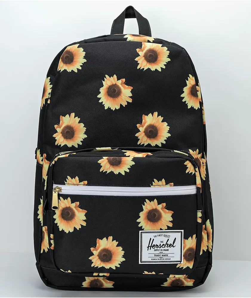 Black best sale sunflower backpack