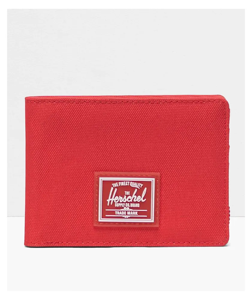 Herschel Supply Co. Roy Rubber Hot Coral Bifold Wallet Coquitlam