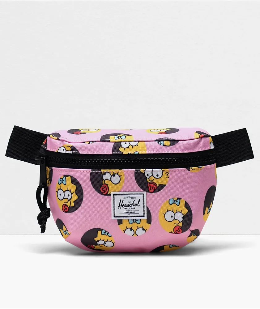 Herschel Supply Co. x The Simpsons Maggie Fourteen Pink Fanny Pack