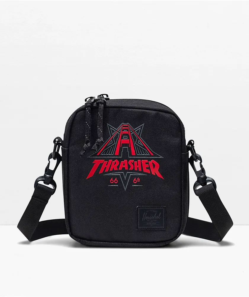 Herschel Supply Co. x Thrasher Black Crossbody Bag CoolSprings