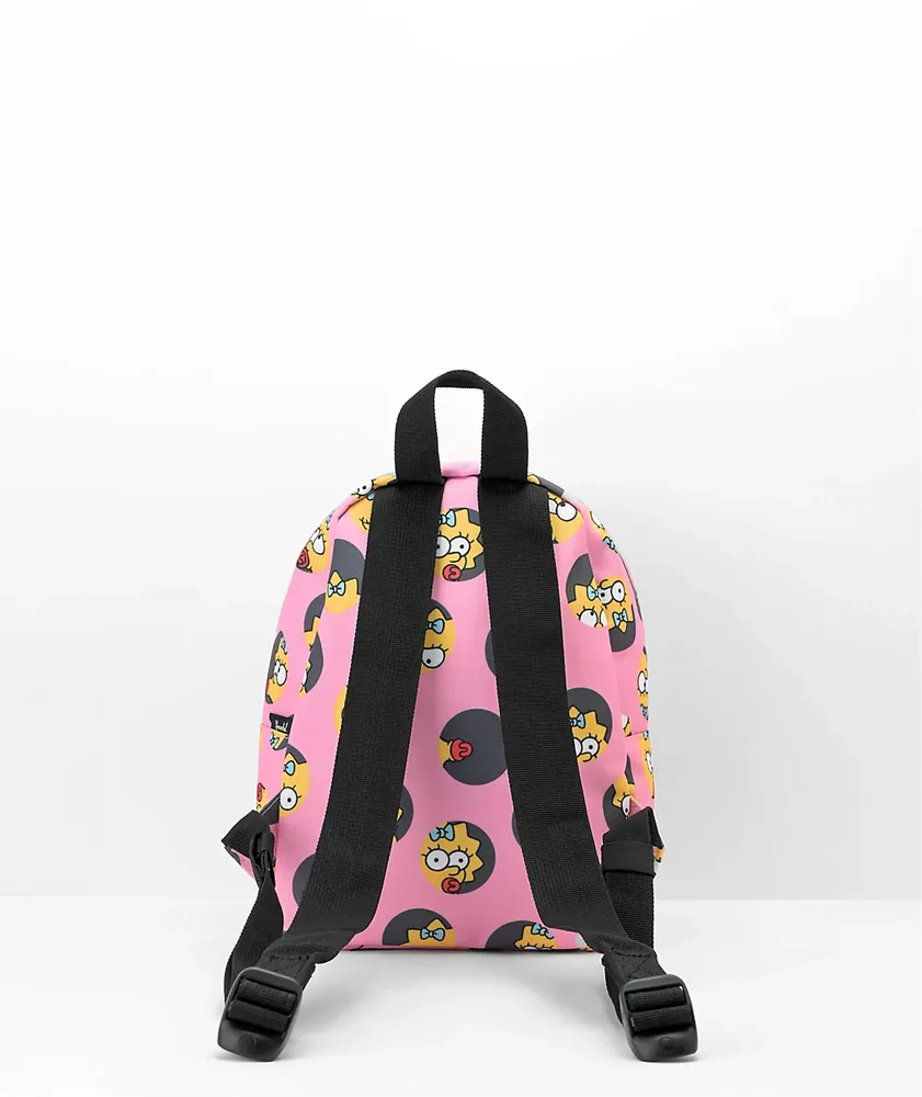 Herschel x The Simpsons Classic Maggie Simpson Pink Mini Backpack
