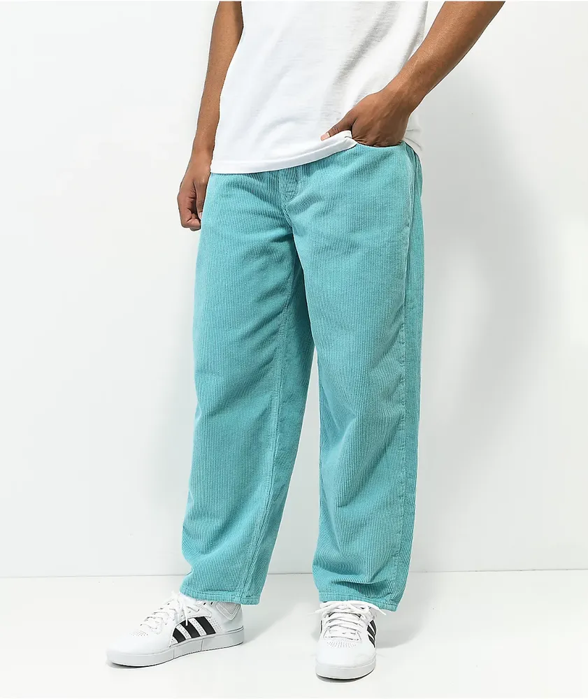 Blue shop corduroy pants