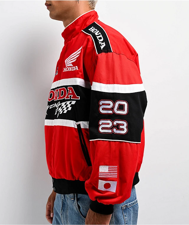 Honda 50th Anniversary Red Racing Jacket at Vancouver Mall in