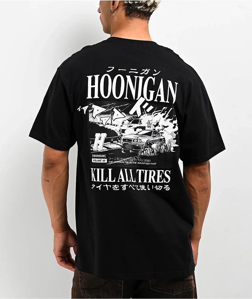 Hoonigan Tokyo Drip Black T-Shirt | MainPlace Mall