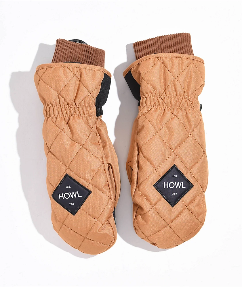 HOWL JED バーガンディ グローブ Howl Jed Brown 10K Snowboard Mittens | MainPlace Mall