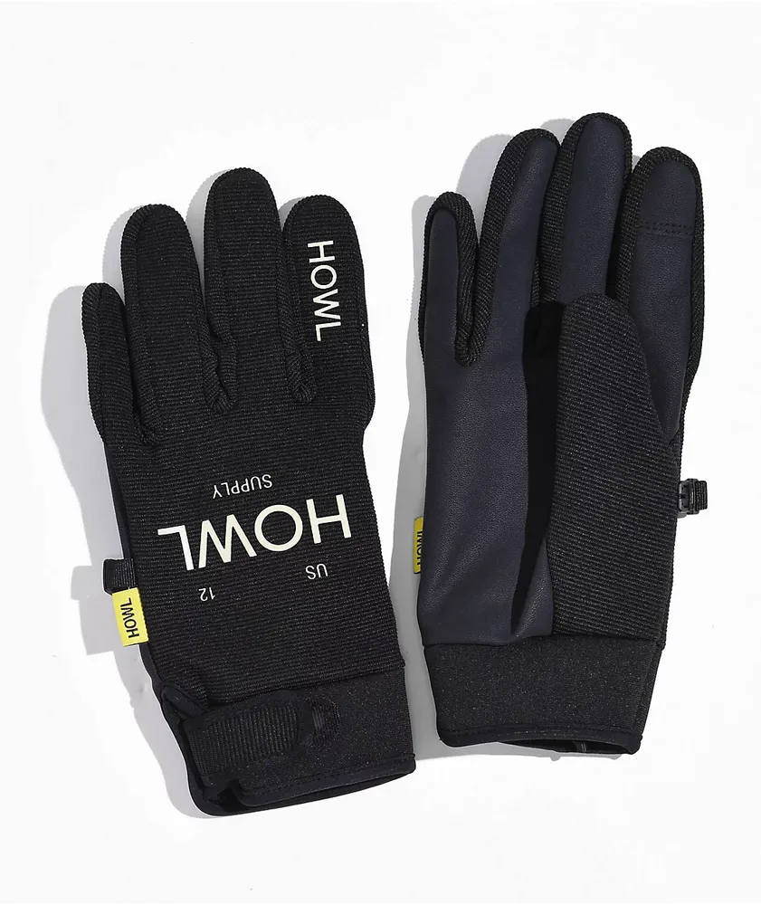 Howl Jeepster Black Snowboard Gloves | Mission Valley