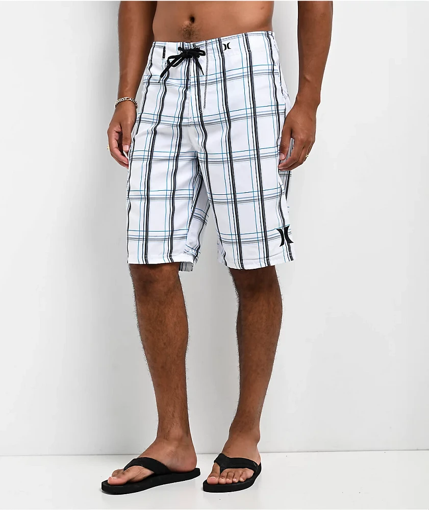 White hurley shorts new arrivals