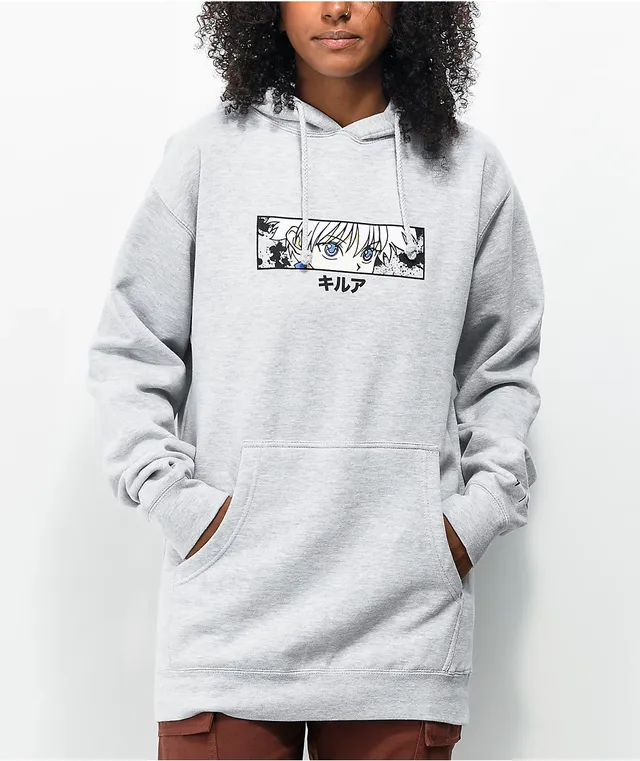Hypland x hunter x hunter killua eye black hoodie new arrivals