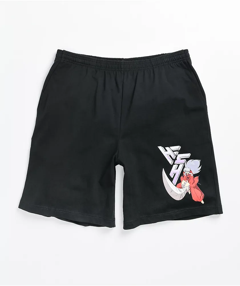 Black nike sweatshorts deals