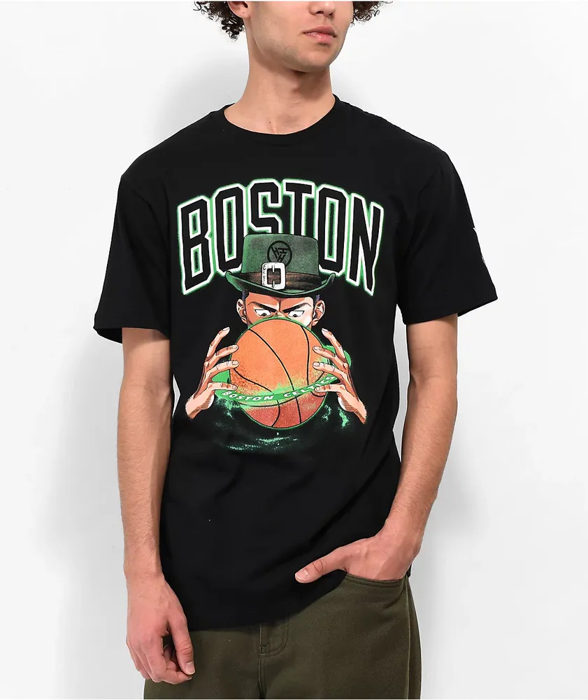 Boston celtics black t shirt top
