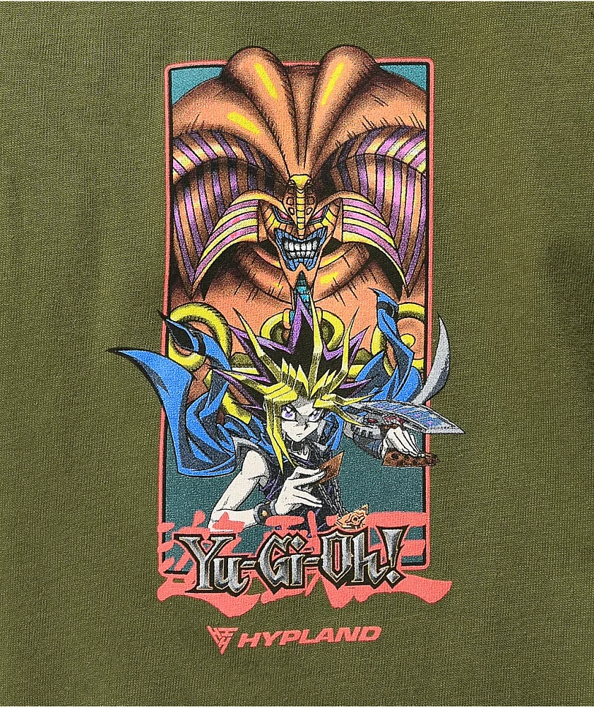 Hypland x Yu-Gi-Oh Exodia Olive T-Shirt | MainPlace Mall