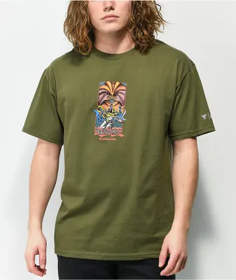 Hypland x Yu-Gi-Oh! Joey Jinzo Green T-Shirt at Hamilton Place in