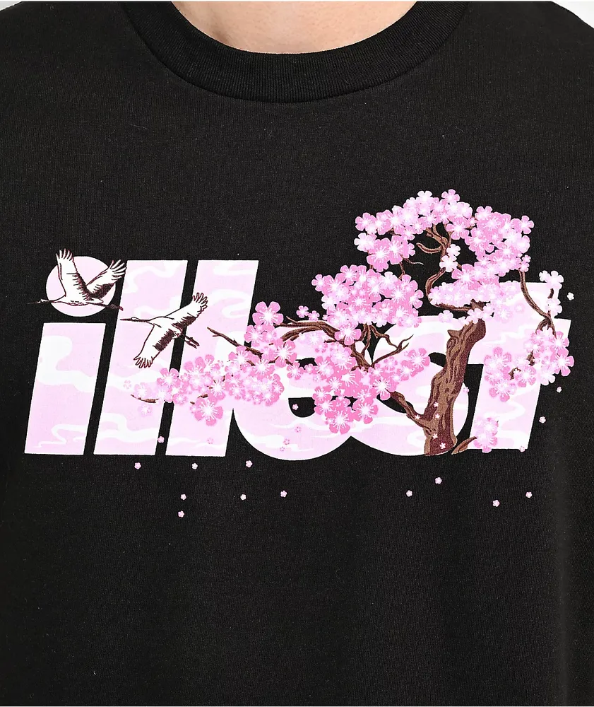 Illest Bold Sakura Logo Black T-Shirt | MainPlace Mall