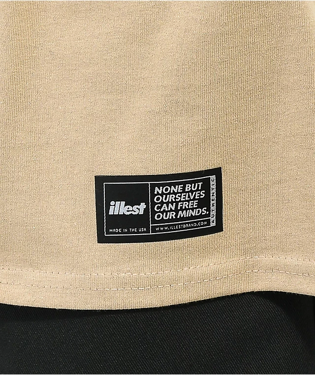 Illest Fast Life Tan T-Shirt | MainPlace Mall