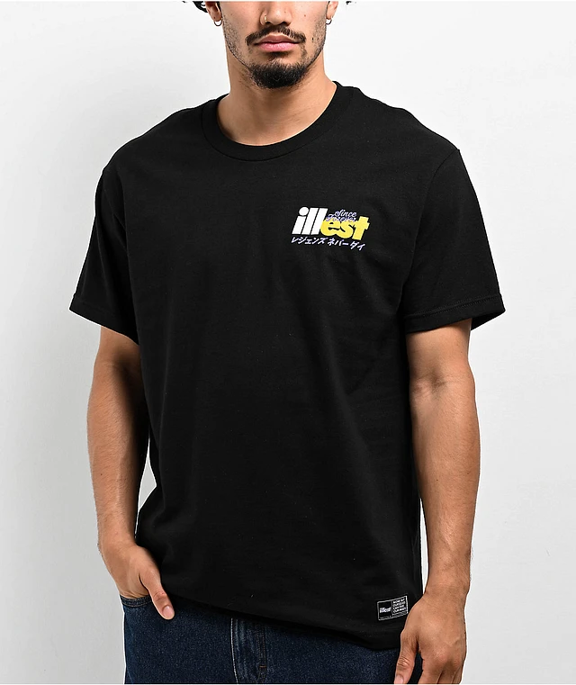 Illest ILL1 MTRSPRTS Black T-Shirt | MainPlace Mall
