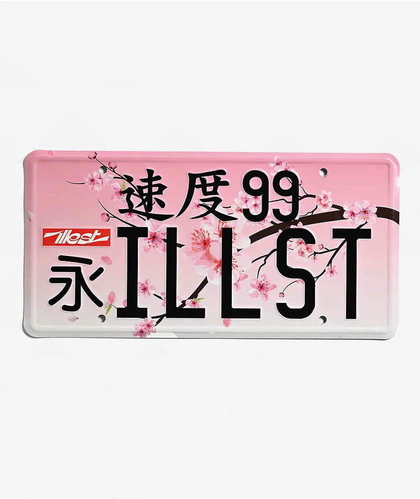 Illest Sakura License Plate | Arden Fair