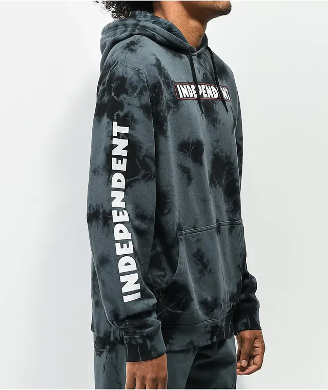 Zine tie dye hoodie top