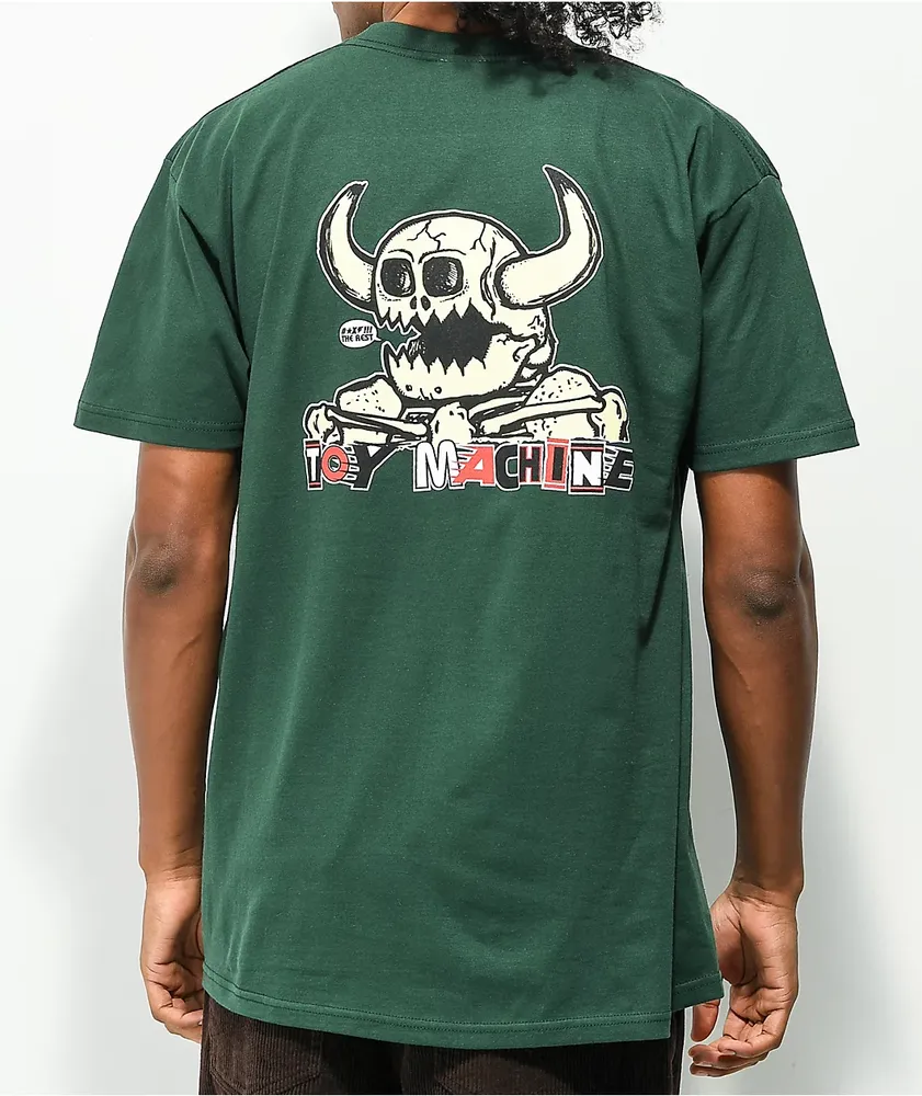 Independent x Toy Machine Mash Up Dark Green T-Shirt | Vancouver Mall