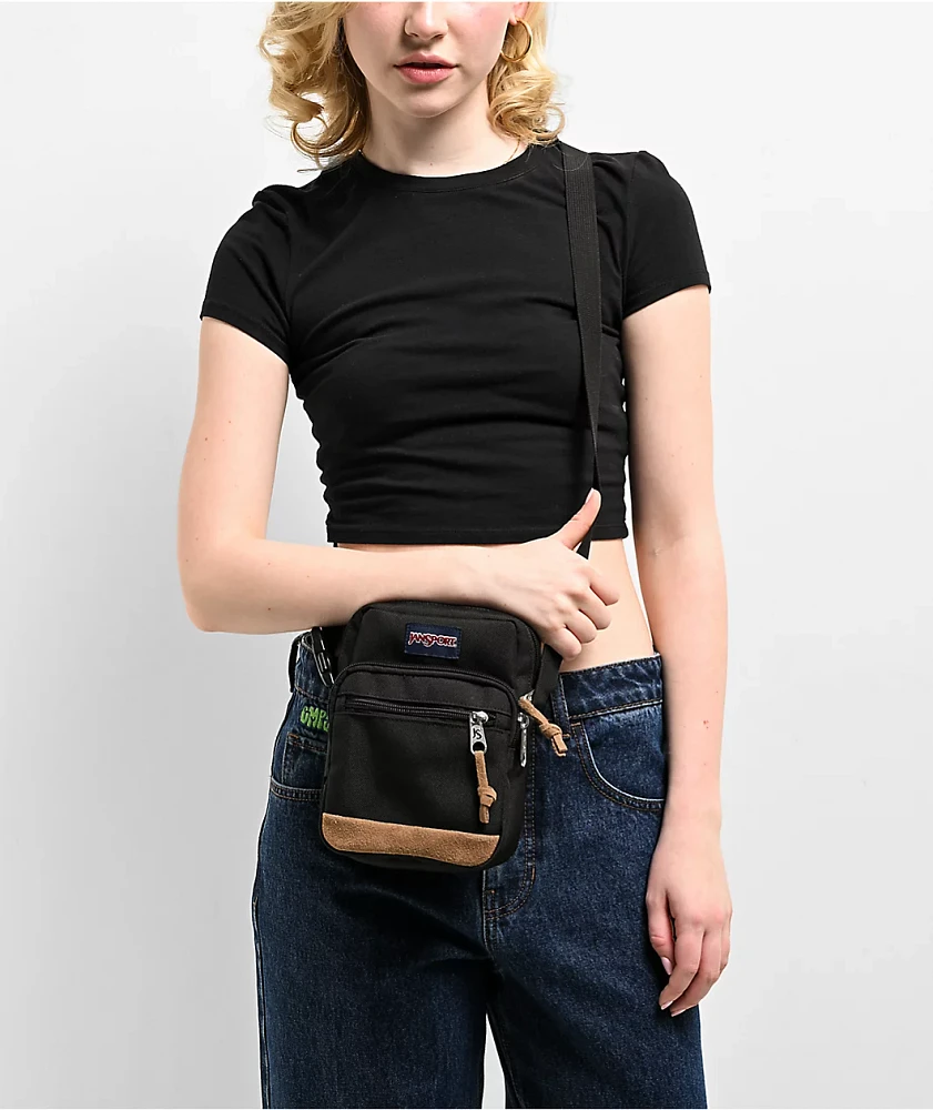 Jansport Core Black Crossbody Bag | Liberty Center