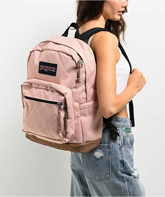 Jansport Right Pack Misty Rose Backpack | Arden Fair