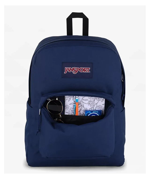 Navy blue jansport deals