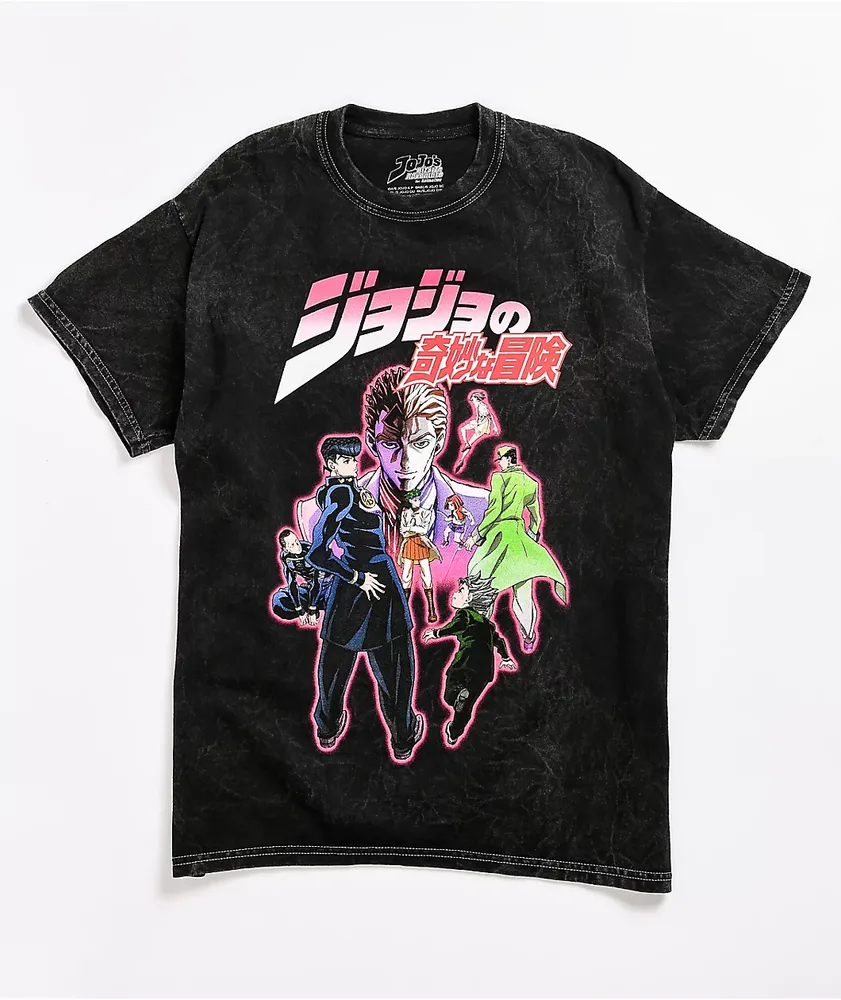 Zumiez JoJo s Bizarre Adventure Washed Black T Shirt Pueblo Mall