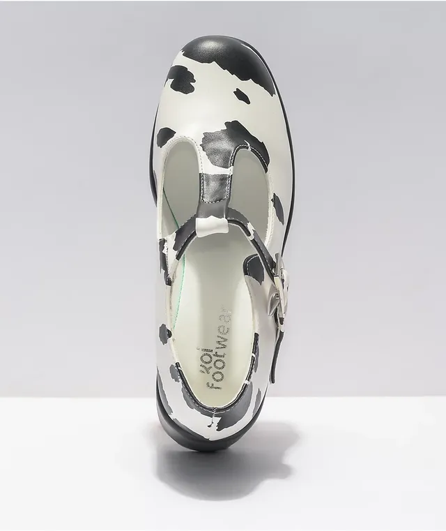 Nettie cow print mary janes store