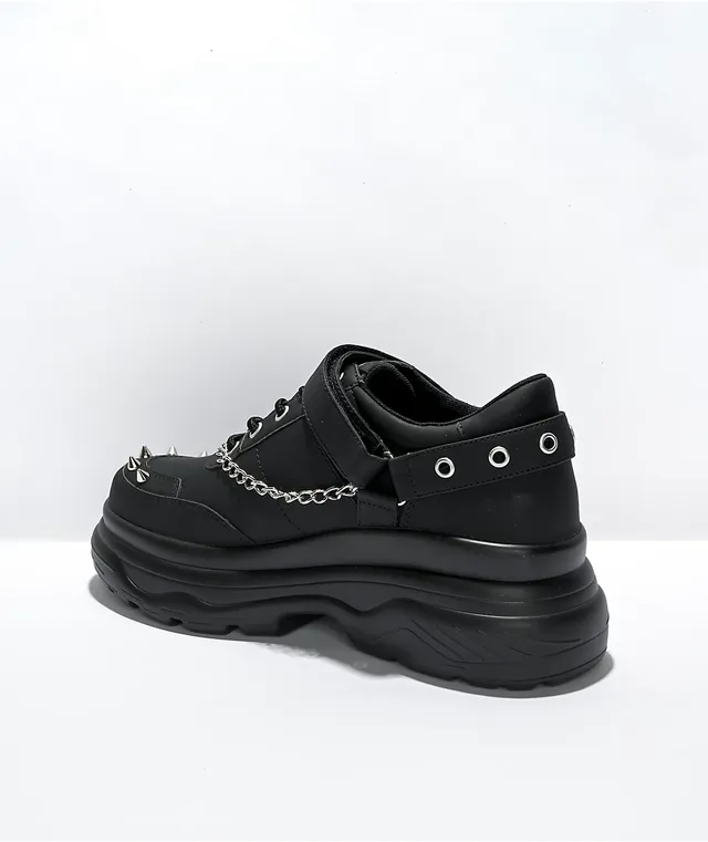 KOI Parador Grunge Black Platform Shoes Willowbrook Shopping Centre