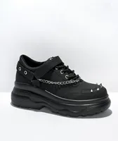 最新のデザイン KOI Parador Grunge Black Platform Shoes | Connecticut Post Mall ネイルチップ・付け爪