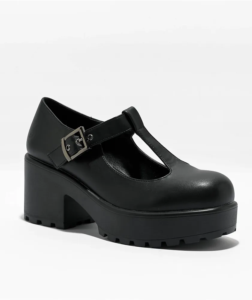 KOI Sai Mary Jane Black Platform Shoes Vancouver Mall