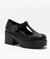 KOI Sai Mary Jane Black Platform Shoes | MainPlace Mall