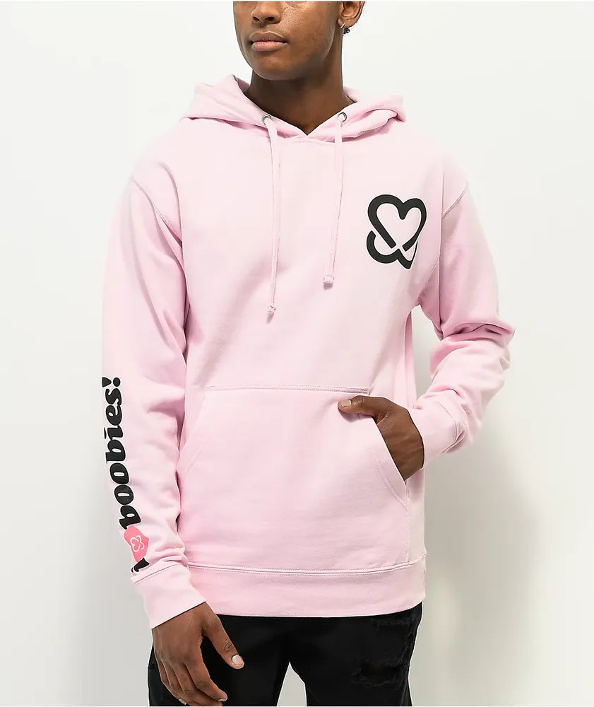 Large deals pink hoodie