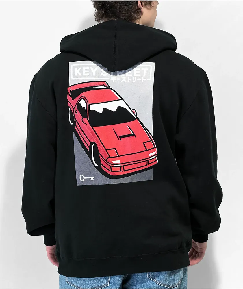 Red sales keys hoodie