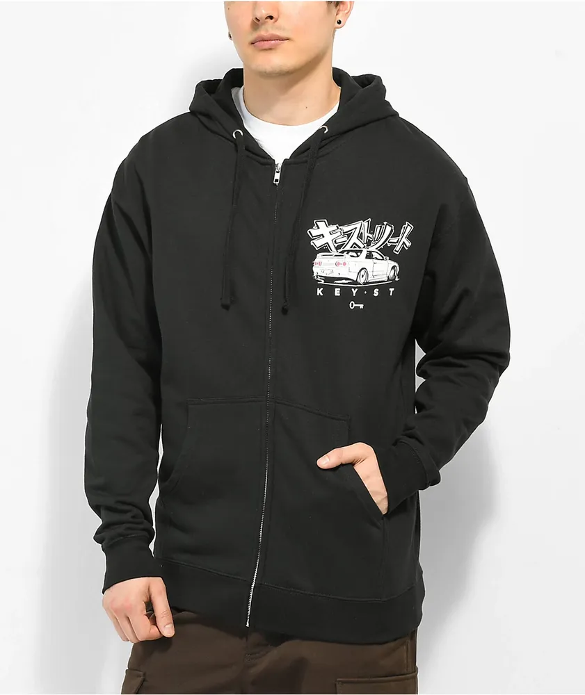 Key Street Versus Black Zip Hoodie | Connecticut Post Mall