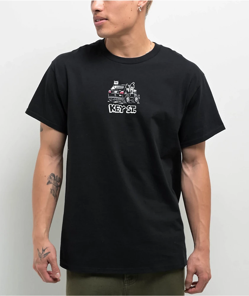 Key Street x Freakorico Hot Box Black T-Shirt | Arden Fair
