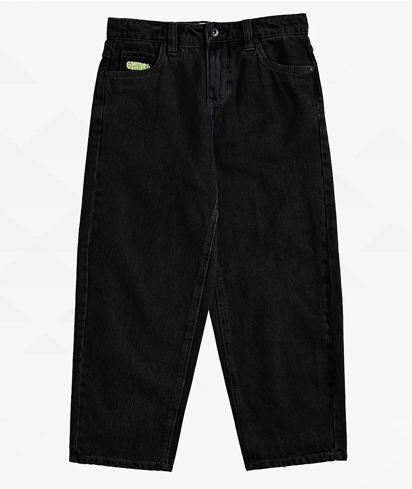 Black jeans short length on sale