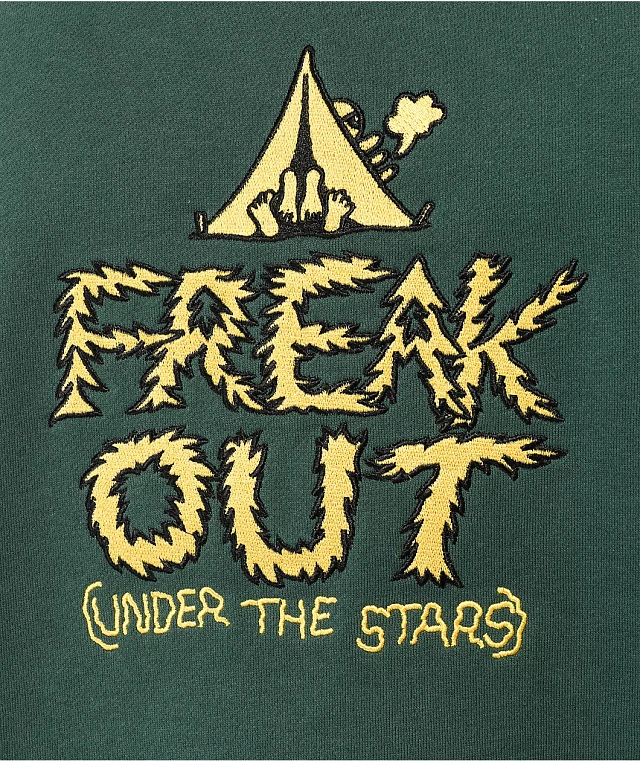 Killer Acid Freak Out Green Crewneck Sweatshirt | MainPlace Mall