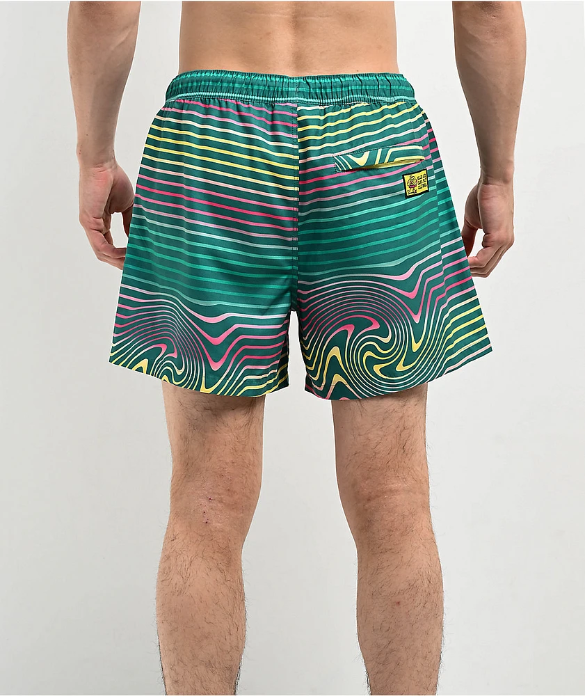 Killer Acid Magic Green Board Shorts | MainPlace Mall