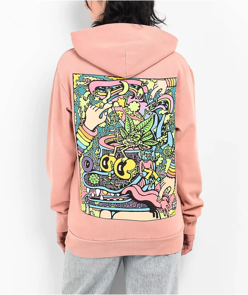 Pink hoodie 2025 graphic